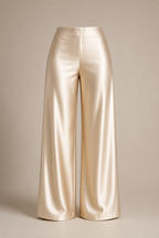 Calça Pantalona em Cetim