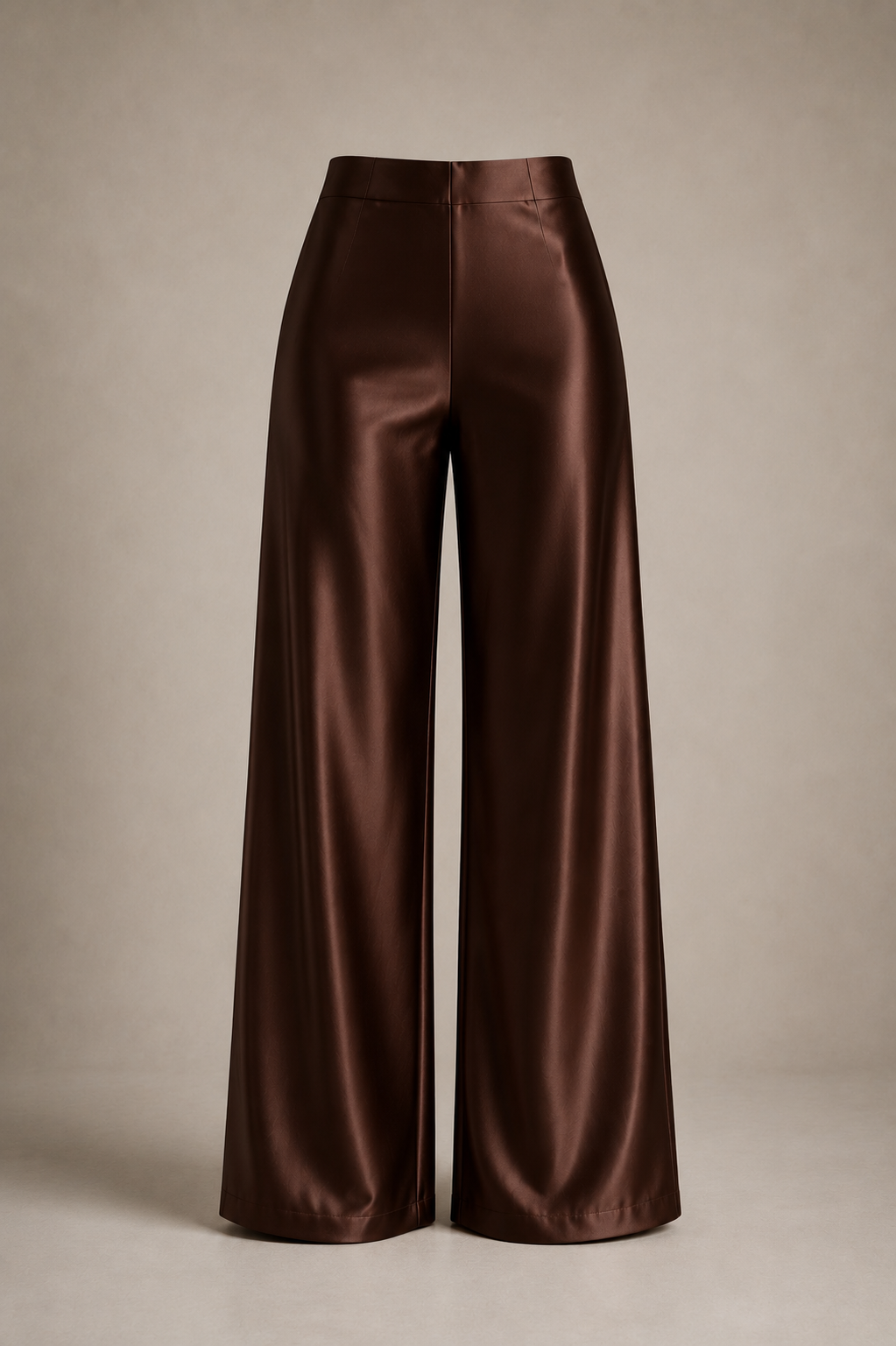 Calça Pantalona em Cetim