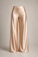 Calça Pantalona em Cetim