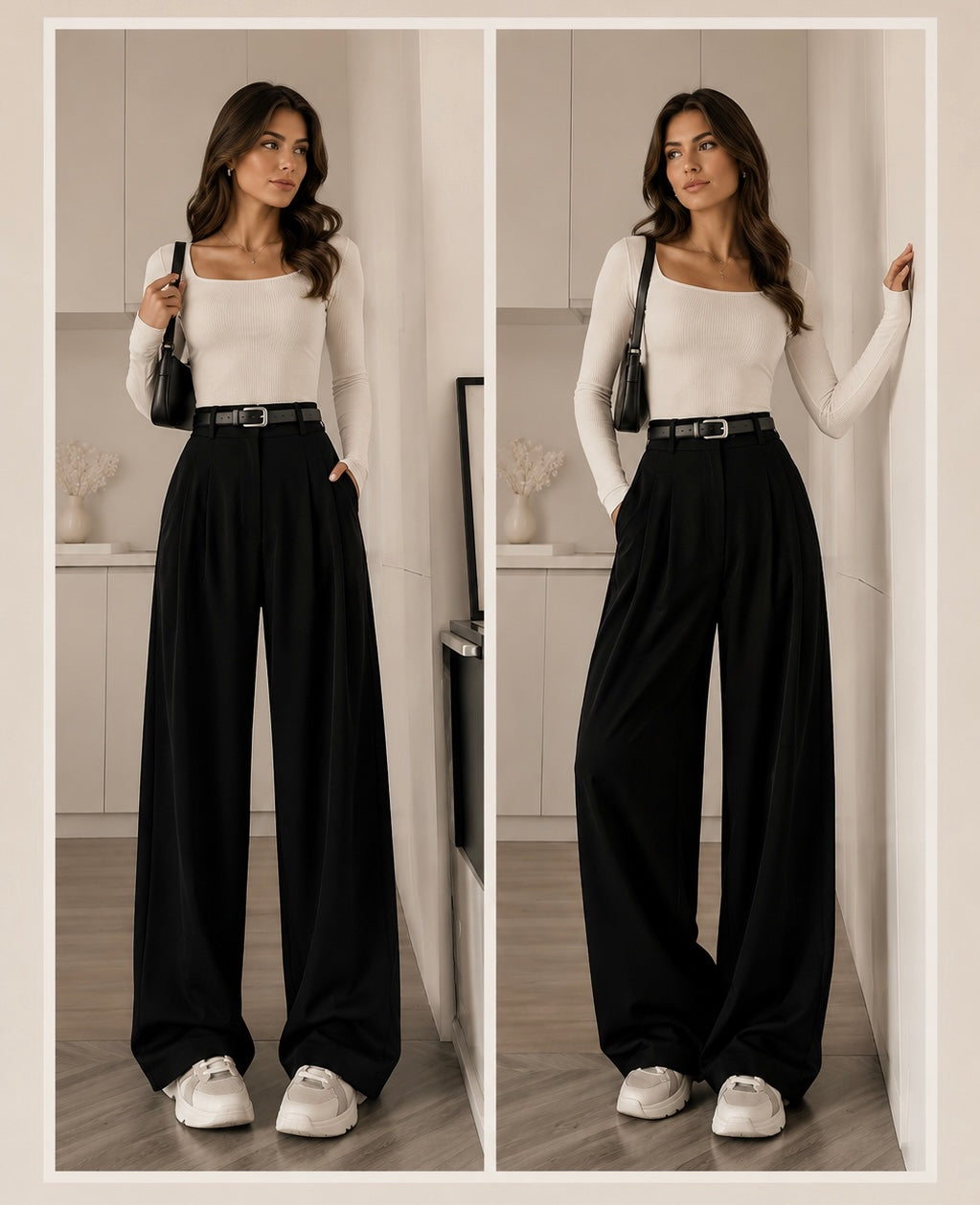 Calça de Alfaiataria Wide Leg