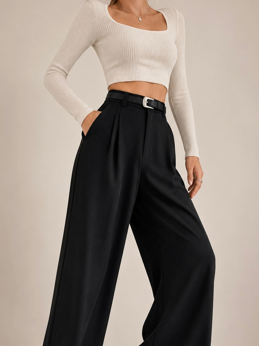 Calça de Alfaiataria Wide Leg