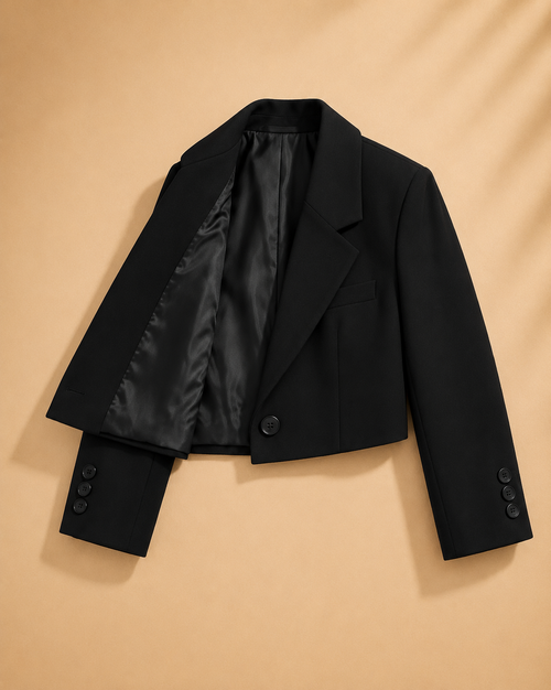 Blazer Cropped Alfaiataria