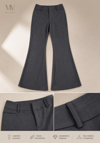Calça Flare em Estilo Alfaiataria
