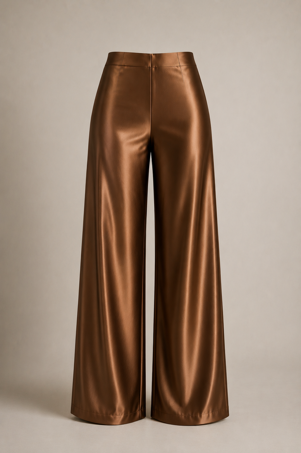 Calça Pantalona em Cetim