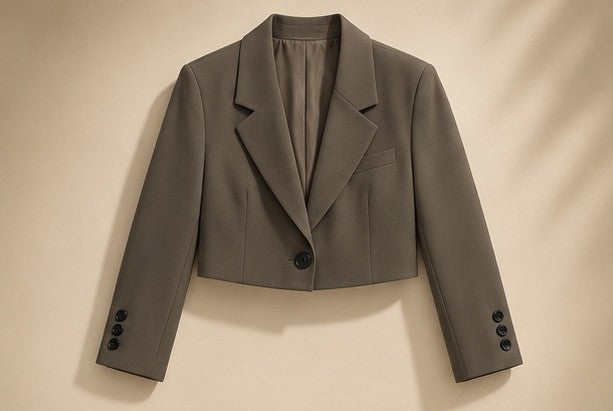 Blazer Cropped Alfaiataria